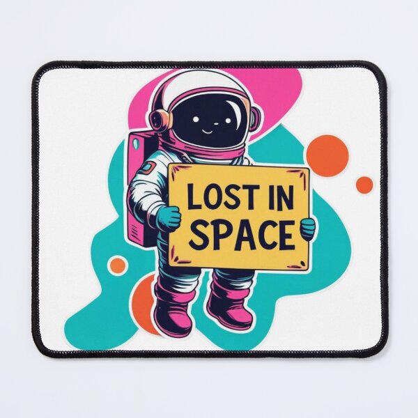 Item preview, Astronaut - Cosmic Minimal Sticker designed and sold by geekis.