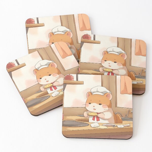 Item preview, Hamster Chef Illustration - Kawaii Culinary Art for Cooking and Baking Lovers. designed and sold by Nova-Moon.