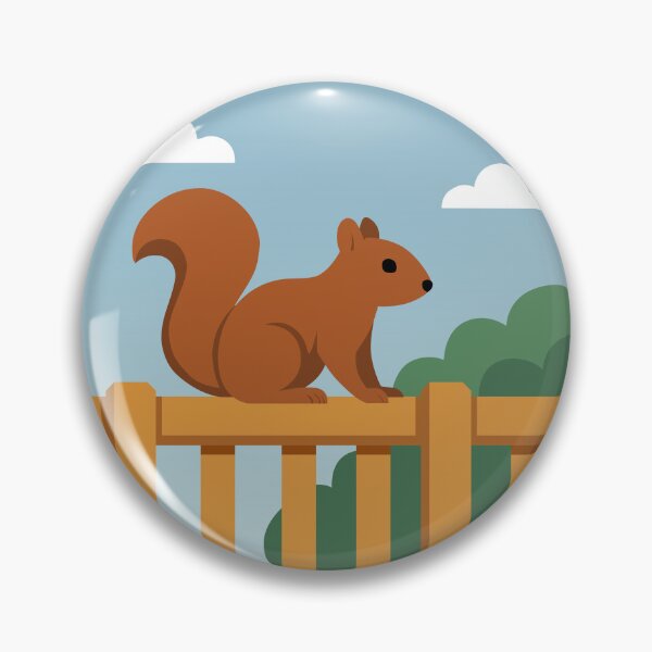 Item preview, Cute Minimalist Squirrel Wholesome Nature Art designed and sold by Vector Jack.