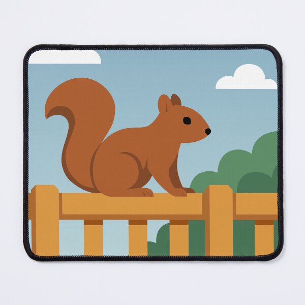 Item preview, Cute Minimalist Squirrel Wholesome Nature Art designed and sold by Vector Jack.