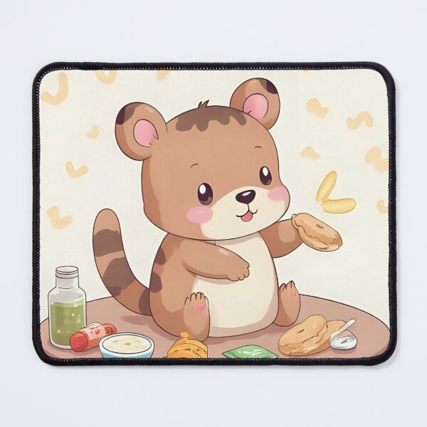 Item preview, Kawaii Lemur with Cookies - Cute Illustration of an Adorable Animal. designed and sold by Nova-Moon.