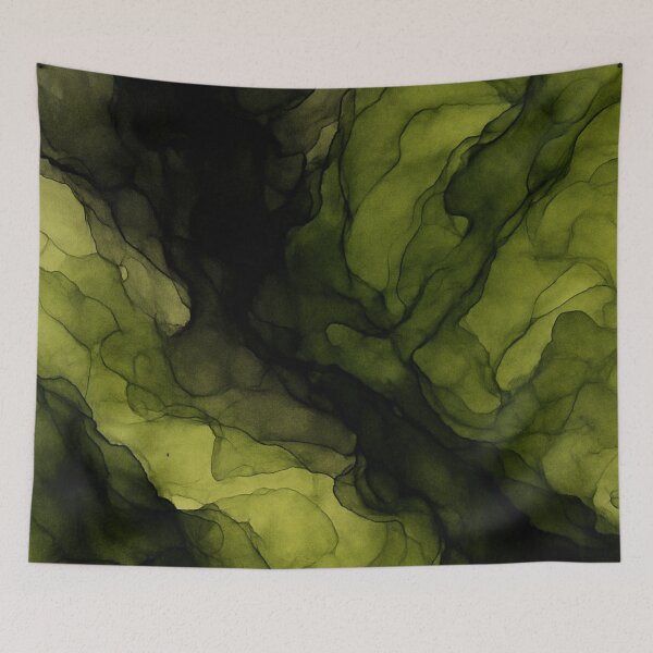 Item preview, Emerald Veins – Abstract Alcohol Ink Art designed and sold by optimusprime39.