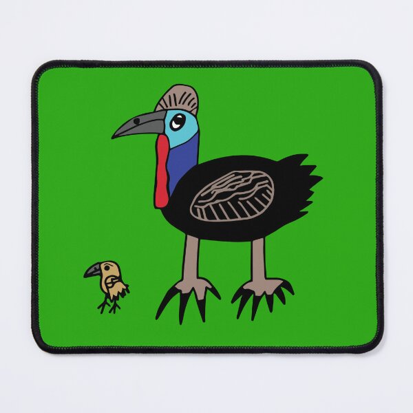 Item preview, Cassowary and Chick by Everything Eli designed and sold by EverythingEli.