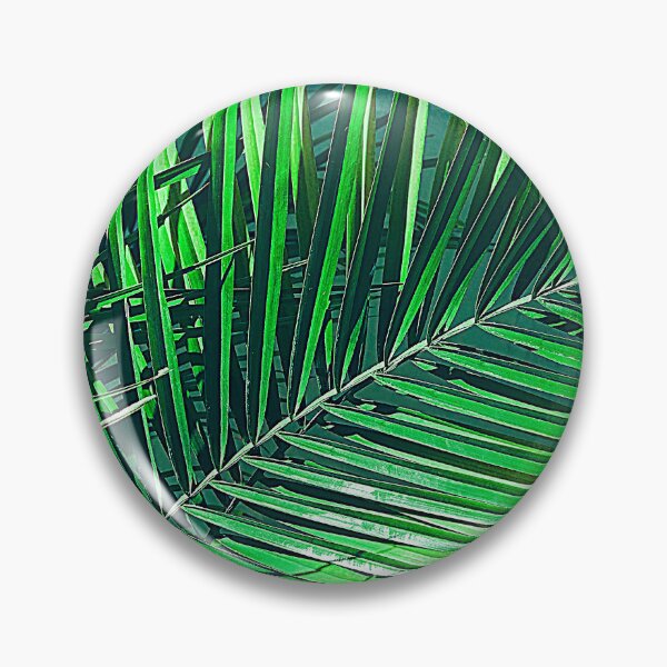 Item preview, Green Emerald-Hues Exotic Palm Leaf Close-Up designed and sold by DEC02.