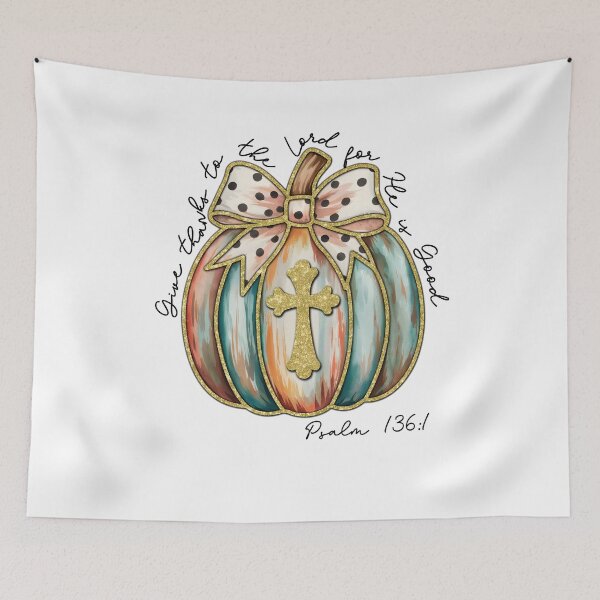 Item preview, Coquette Fall Bow Pumpkin Faith designed and sold by Gormgunnarsson.