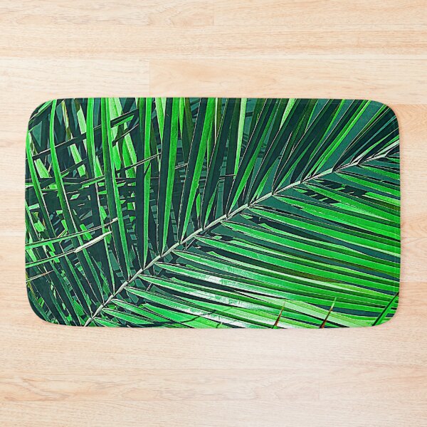 Item preview, Green Emerald-Hues Exotic Palm Leaf Close-Up designed and sold by DEC02.