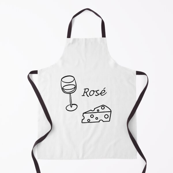 Item preview, Rosé and Cheese Illustration | Minimalist Wine Lover Design | Girly Aesthetic Wall Art designed and sold by InSeptember.