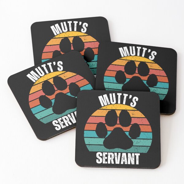 Item preview, Mutt’s Servant Vintage Sunset Paw Print Dog Lover Design designed and sold by Fredster1966.