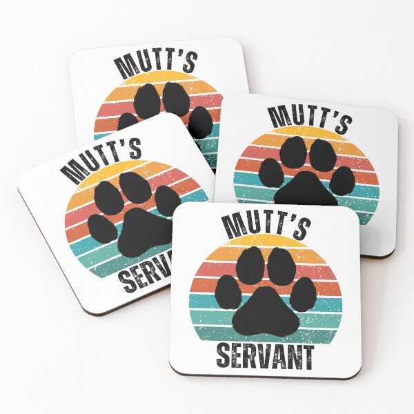 Item preview, Mutt’s Servant Vintage Sunset Paw Print Dog Lover Design designed and sold by Fredster1966.