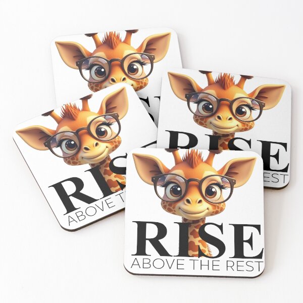 Item preview, giraffe, cute animals motivational quotes designed and sold by RYEJINZ.