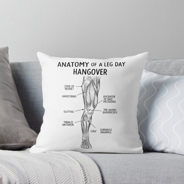 Item preview, ANATOMY OF A LEG DAY HANGOVER designed and sold by APStyles.