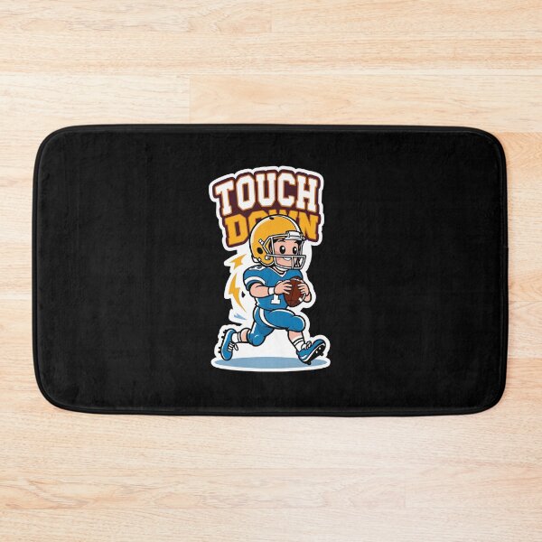 Item preview, Cute Athlete Running with Ball Scoring Touchdown designed and sold by Art & Heart.