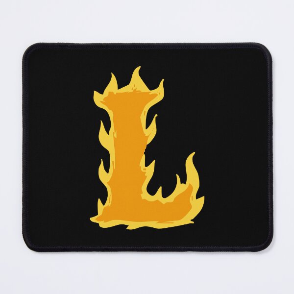 Item preview, Fire Letter L Typography – Flaming Alphabet Art designed and sold by uncoXab.
