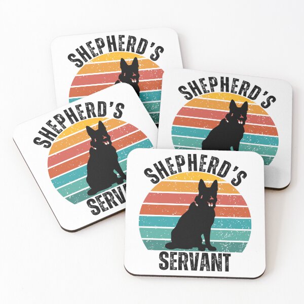 Item preview, Shepherd's Servant – Funny German Shepherd Dog Vintage Sunset Design designed and sold by Fredster1966.