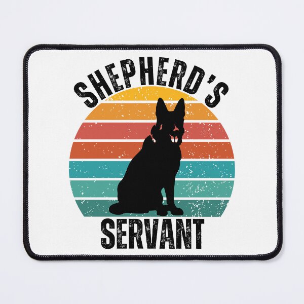 Item preview, Shepherd's Servant – Funny German Shepherd Dog Vintage Sunset Design designed and sold by Fredster1966.