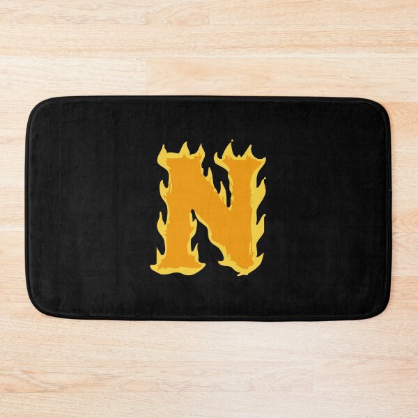 Item preview, Fire Letter N Typography – Flaming Alphabet Art designed and sold by uncoXab.
