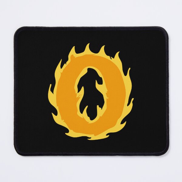 Item preview, Fire Letter O Typography – Flaming Alphabet Art designed and sold by uncoXab.