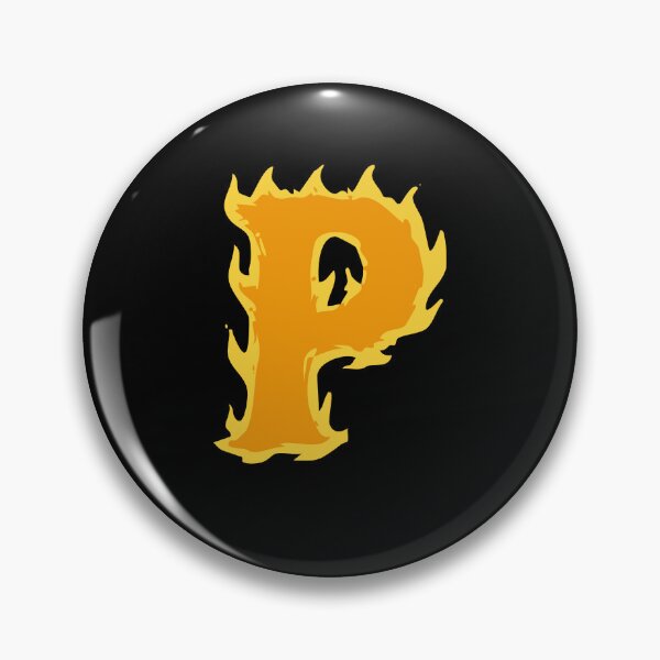 Item preview, Fire Letter P Typography – Flaming Alphabet Art designed and sold by uncoXab.