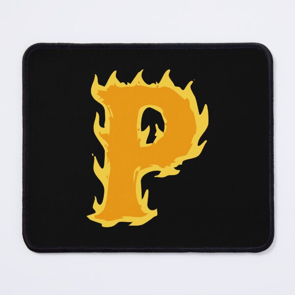 Item preview, Fire Letter P Typography – Flaming Alphabet Art designed and sold by uncoXab.