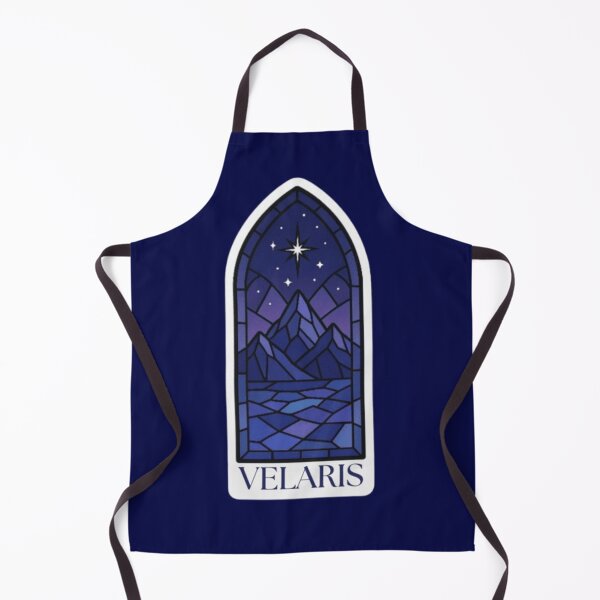 Item preview, Velaris Stained Glass Window Design – ACOTAR Inspired Night Court Fan Art Sticker designed and sold by theliteraryedit.