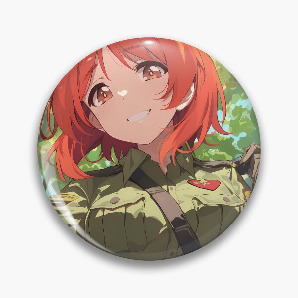 Item preview, Nishizumi Miho Girls und Panzer Anime Courageous Tank Commander designed and sold by CarlosBender.