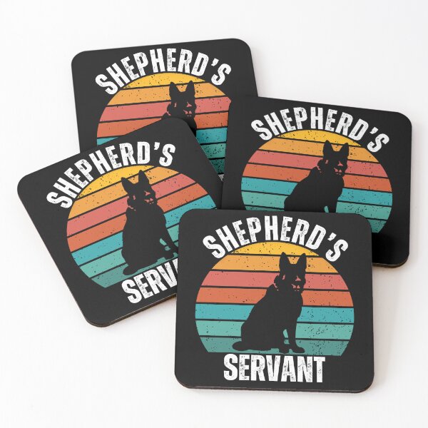 Item preview, Shepherd's Servant – Funny German Shepherd Dog Vintage Sunset Design designed and sold by Fredster1966.