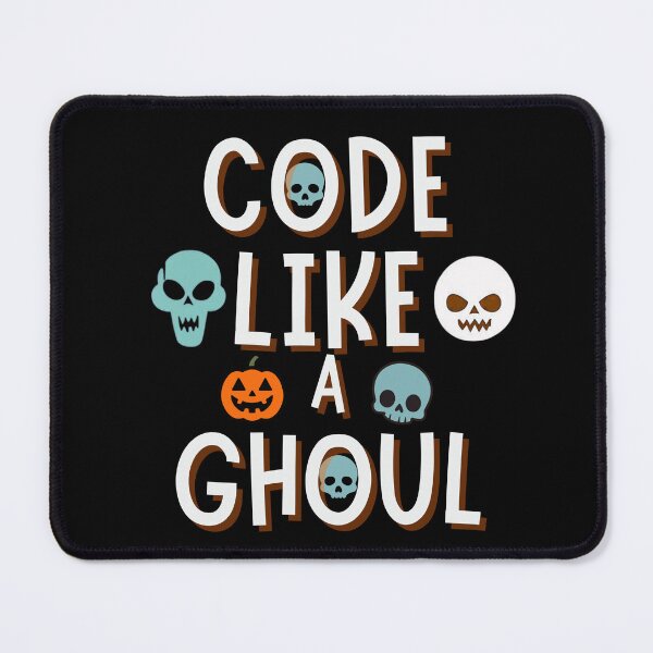 Item preview, Code Like a Ghoul – Funny Halloween Developer Design designed and sold by Coaster Culture Industries.
