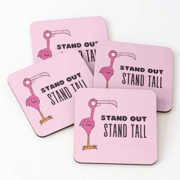 Item preview, Stand Out Stand Tall Flamingo by Everything Eli designed and sold by EverythingEli.