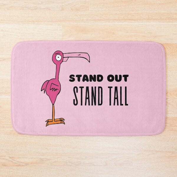 Item preview, Stand Out Stand Tall Flamingo by Everything Eli designed and sold by EverythingEli.