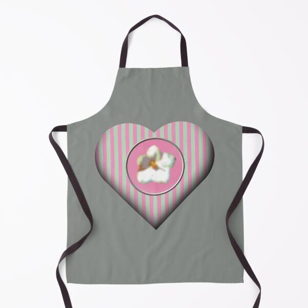 Item preview, Soft Flower from the Heart Shaped Abstract Garden in Stripes designed and sold by cremedecolor.
