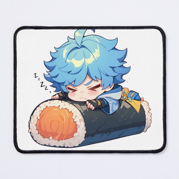 Item preview, Game Chibi Sushi Maki Chongyun Genshin Impact Kawaii designed and sold by CarlosBender.