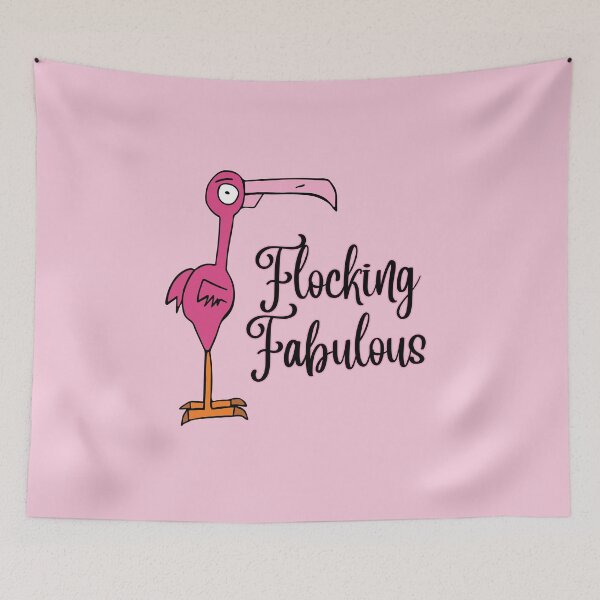 Item preview, Flocking Fabulous Flamingo by Everything Eli designed and sold by EverythingEli.