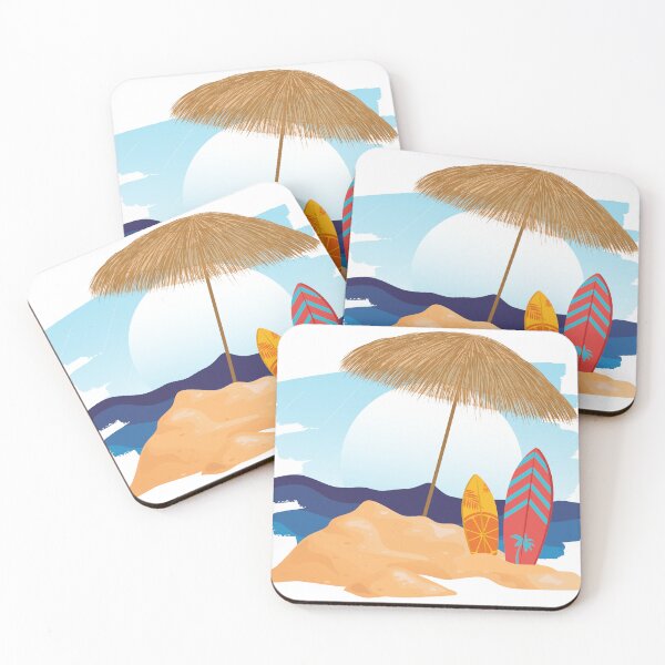 Item preview, Beach Scene designed and sold by Sailing Llamas.