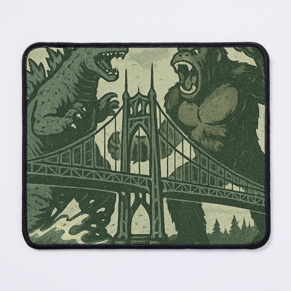 Item preview, St. John’s Bridge Kaiju Fight designed and sold by TD23PDX.