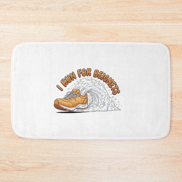 Item preview, I Run For Beignets Funny Running Shirt designed and sold by APStyles.