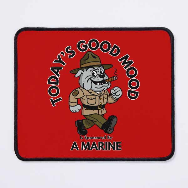 Item preview, Today’s Good Mood Is Sponsored By A Sergeant Dog designed and sold by Kate Miller Illustrator.