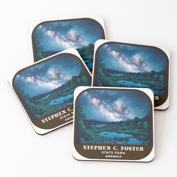 Item preview, Vintage Stephen C. Foster State Park (Georgia State Park) designed and sold by RabbitK.