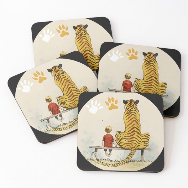 Item preview, Boy and Tiger Friendship Adventure. Whimsical Companion Art. designed and sold by TJPreuss.