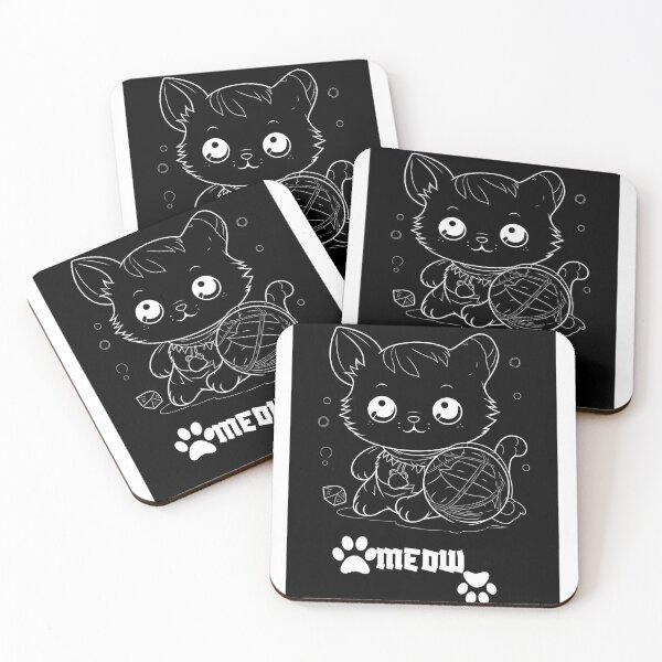 Item preview, Meow design  designed and sold by BALAJIDESIGNERS.