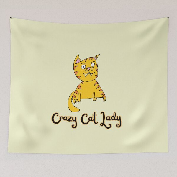 Item preview, Crazy Cat Lady Phil the Cat by Everything Eli designed and sold by EverythingEli.