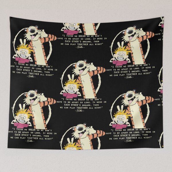 Item preview, Dream Friends: Boy & Tiger Duo Quote - Funny Cartoon Pals Gift designed and sold by TJPreuss.