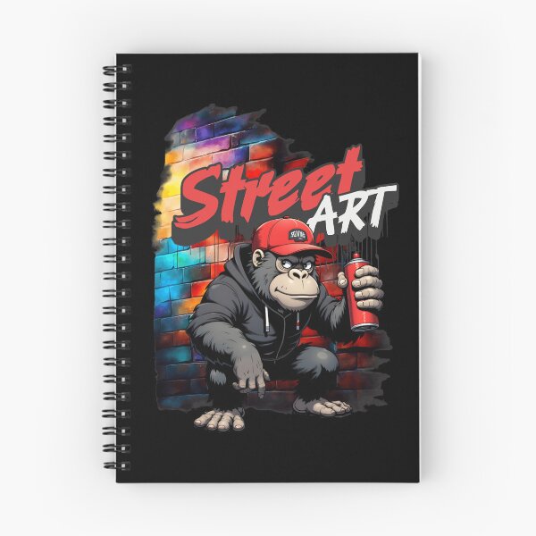 Item preview, Cartoon Gorilla Urban Street Art designed and sold by FunCartoonSpot.