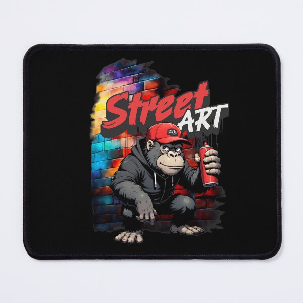 Item preview, Cartoon Gorilla Urban Street Art designed and sold by FunCartoonSpot.