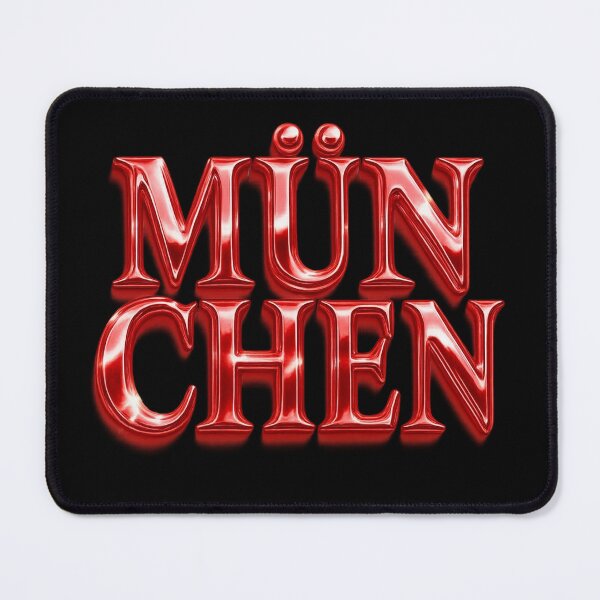 Item preview, München Red Chrome Text Design – Munich Germany City Pride Shirt Tote Hat designed and sold by SeriouslyArtistical.