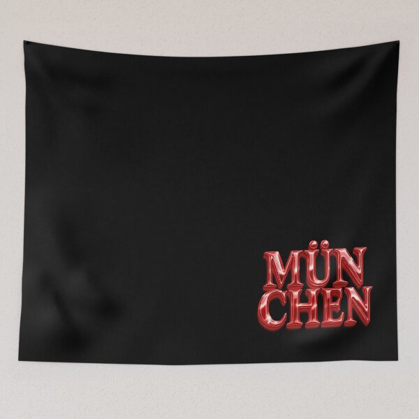 Item preview, München Red Chrome Text Design – Munich Germany City Pride Shirt Tote Hat designed and sold by SeriouslyArtistical.