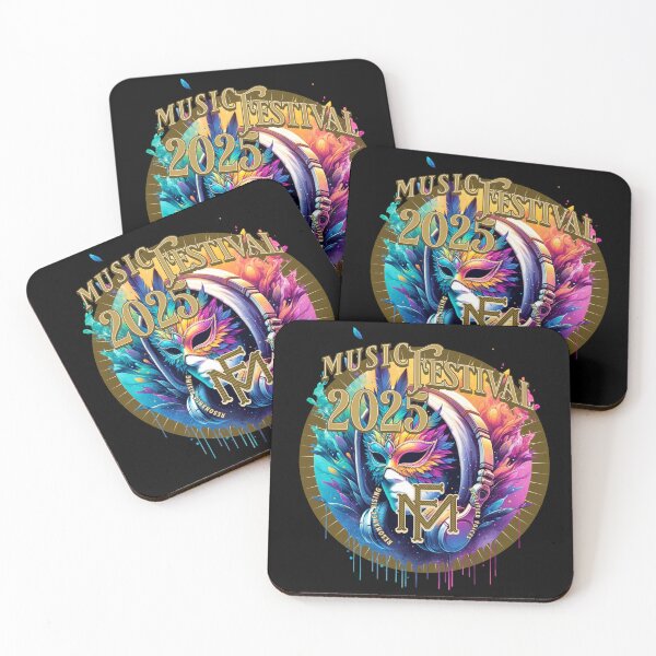 Item preview, Music Festival 2025 "Resonance Rising" - Vibrant Masquerade Carnival Graphic design designed and sold by NSB-Design.