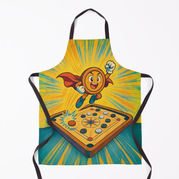Item preview, Carrom Hero – Fun Cartoon Board Game Design (2) designed and sold by InkoraLab.