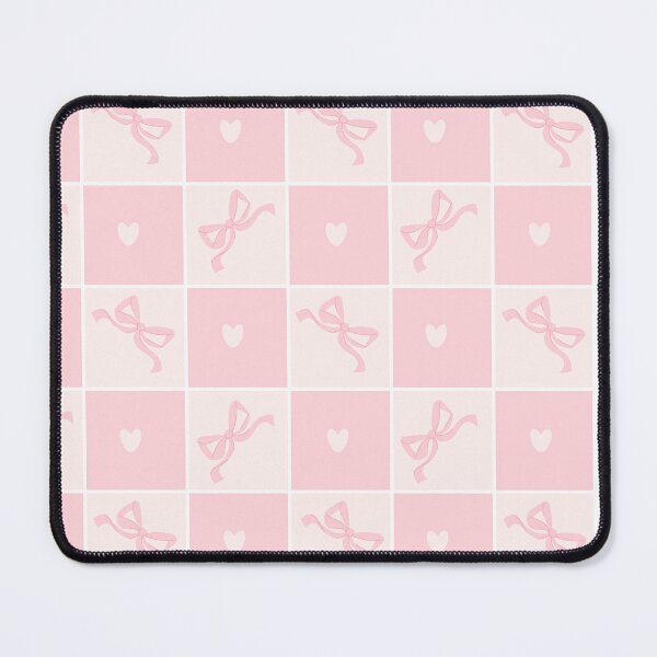 Item preview, Pretty Pink Bow & Heart Checker Pattern Coquettecore Aesthetic designed and sold by smeraldosecrets.