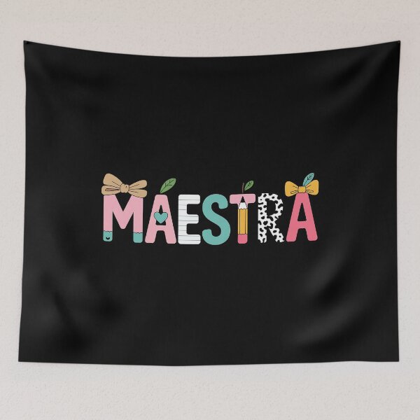 Item preview, Maestra Coquette Bilingue Back To School Spanish Teacher designed and sold by BakeryDozen.