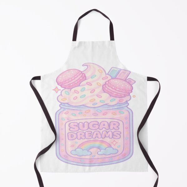Item preview, ✨ Sugar Dreams Kawaii Aesthetic | Pastel Dessert Y2K Cute Sticker ✨ designed and sold by POD DYNASTY | Original Print On Demand T-Shirt Graphics.